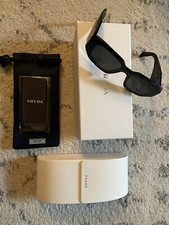 Prada PR17WS 1AB5S049 Women's Sunglasses 49 mm Black / Dark Grey Lens