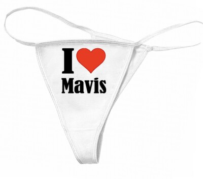 String Tanga I Love Mavis Geburtstag Geschenk Valentinstag Weihnachten