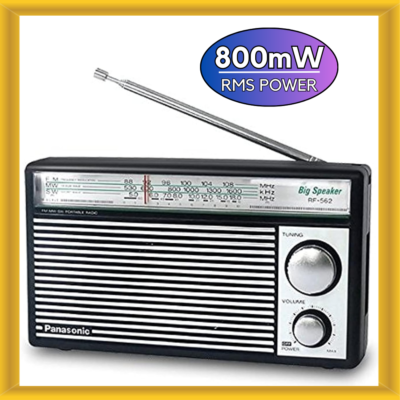 Panasonic RF-562D AM FM SW Shortwave Transistor Battery Radio