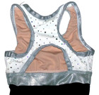 Weissman Balera Biketard Unitard Bodysuit Velvet Sequin New Girl XS 2 3 Slim — photo 4