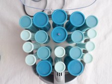 Conair Compact Hot Rollers Pageant Curlers Setters Model HS34RT Blue