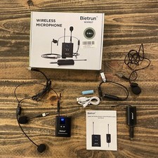 Bietrum WXM07 UHF Wireless Microphone Headset System 3 In 1