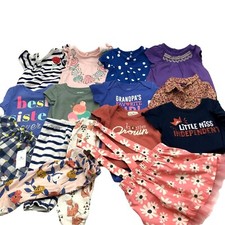 Girls 3-6M Spring Summer Clothing BUNDLE Short Sleeve T Shirt Carters Gap Tops