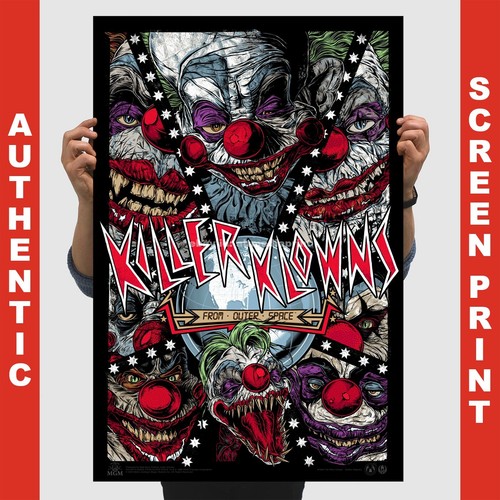 KILLER KLOWNS FROM OUTER SPACE Poster Mondo Print Spirit Halloween Carnevil RARE