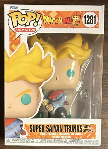 Super Saiyan Trunks With Sword Funko Pop Vinyl #1281 Please Read !!!!