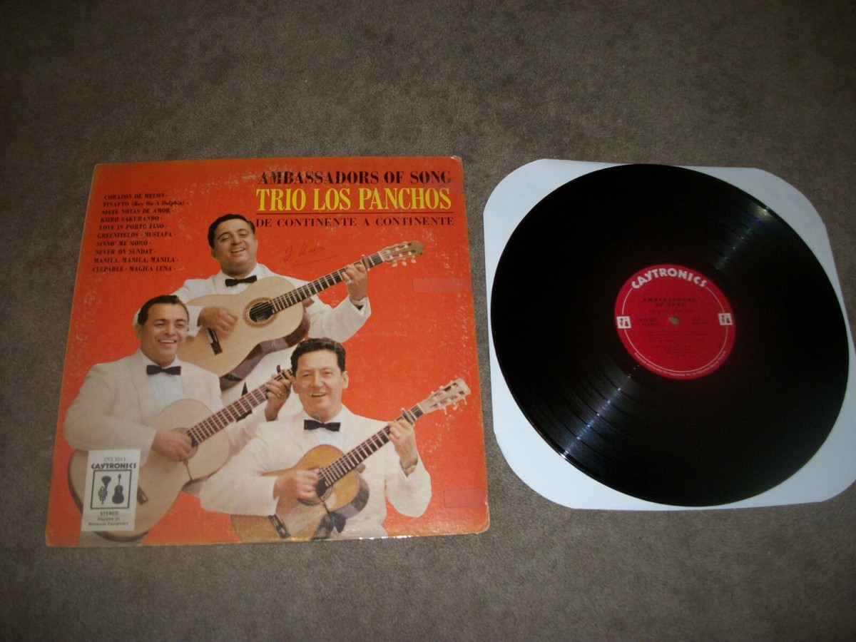 TRIO LOS PANCHOS Ambassadors Of Song LP Mexican ORIG