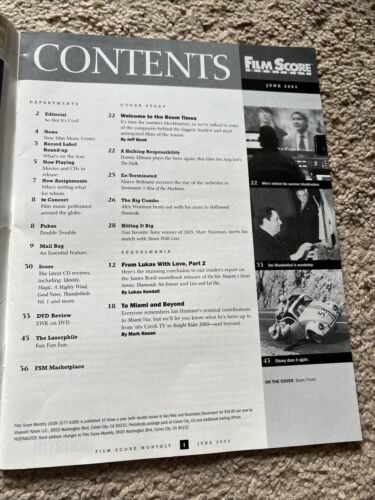 Film Score Monthly Vol 8 #5 June 2003 James Bond 007 Part 2 - Picture 2 of 6