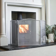 "The Clara" Silver Fire Guard