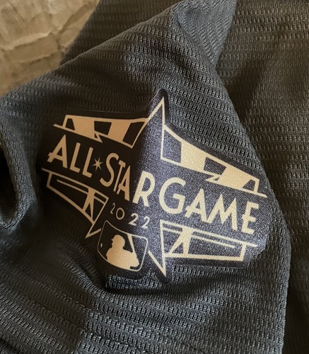 MINNESOTA TWINS Baseball 2022 All Star Game NIKE Youth MEDIUM Jersey NEW Gray - Picture 3 of 5