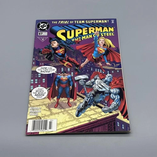 Vintage Superman The Man of Steel #87 DC Comics March 1999 Comic Book Trial
