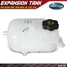 Front Engine Coolant Reservoir with Cap for Dodge Dart 2013-2016 1.4L 2.0L 2.4L