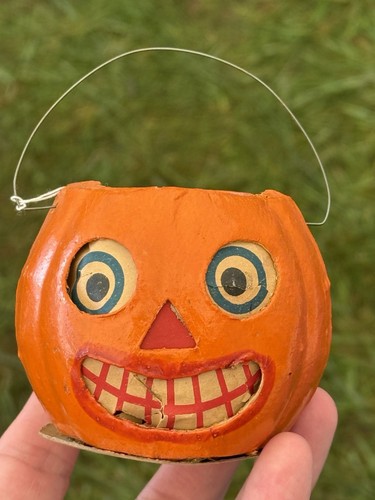 Deutsches 3" gepresstes Papier Halloween JOL deutscher Kürbis JOL Kürbis Laterne toll - Bild 13 von 14
