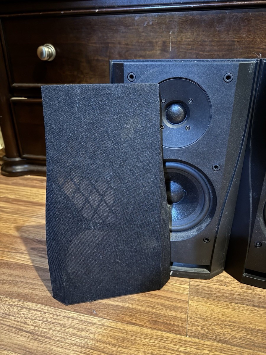 Bowers & Wilkins B&W DM 302 Prism Wired Bookshelf Speakers - Black