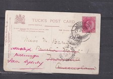 PAKISTAN, LAHORE cds, 1905 INDIA,CAWNPORE, MASSACRE GHAT ppc  to Queensland