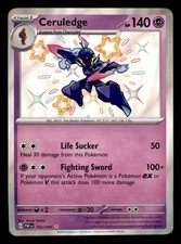 Ceruledge 162/091 Shiny Rare Paldean Fates Pokemon Holo Near Mint on eBay