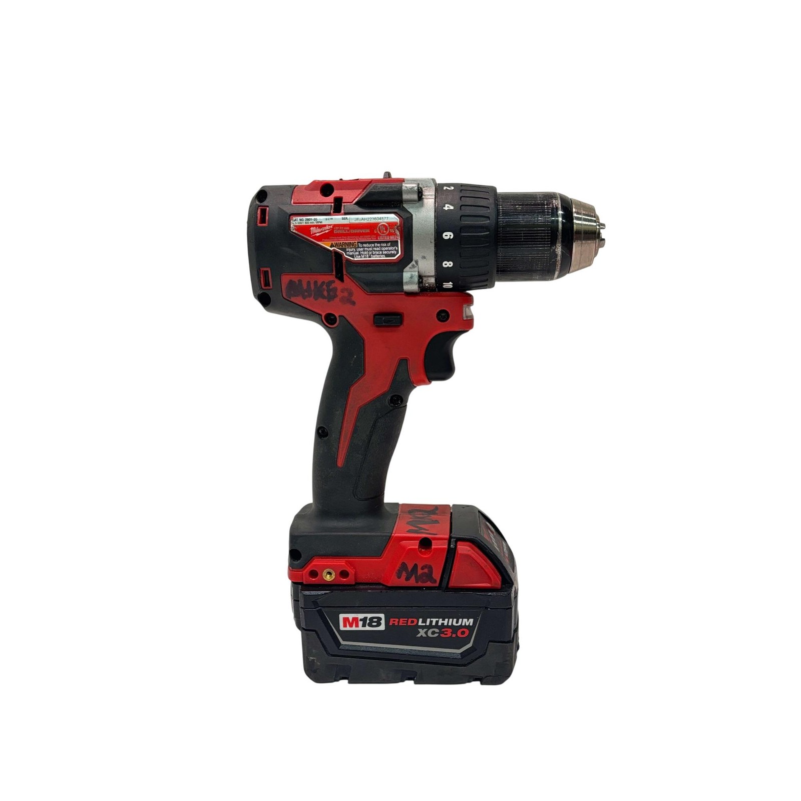 Milwaukee 2801-20 M18 18V Li-Ion Brushless Cordless 1/2 in. Compact Drill/Driver