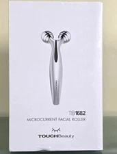 Touch Beauty TB1682 Microcurrent Face Massager Roller Clear Toxins NEW SEALED