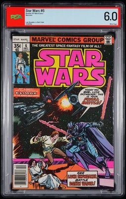 Star Wars Marvel Comics #6 December 1977 PSA 6 White Pages