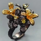 Handmade Natural Peridot Ring 925 Sterling Silver Size 7 /R441946