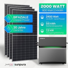 Speicher Balkonkraftwerk Sunpura S24000 Komplettset 2000 Watt Komplettset …