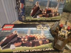 LEGO Star Wars Set 7126 Battle Droid Carrier With Box And Manual Incomplete 