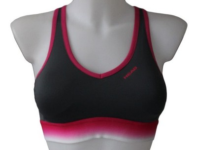 SPORT BH SPORTS VISION W BRA GRAU PINK WEISS HEAD Gr. XS 34 NEU