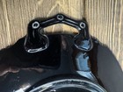 Vintage L.E. Smith Mt Pleasant Black Amethyst Glass Dish Handles — photo 3