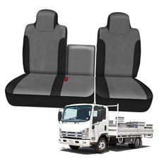 Custom-Fit Front Seat Cover Replace for Isuzu NPR 40/60 Split Bench, 2006-2025