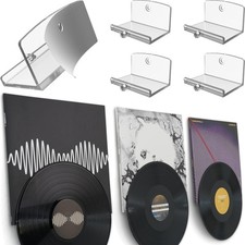 Modern JP Adhesive Vinyl Wall Mount 4-Pack Dual Display Album and Disc, Stro