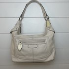 Coach Vtg Penelope Pebbled Leather Shoulder Bag Cream Off White