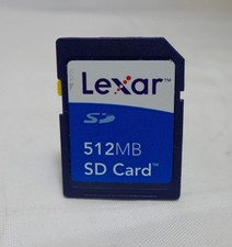 Lexar 512 MB Secure Digital Flash Memory Card SD512-231 