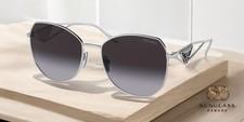PRADA PR 57YS 1BC5D1 Silver Grey Gradient 57 mm Women's Sunglasses