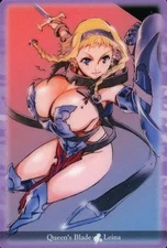 Queen's Blade Reina Anime Trading Card S01 Used