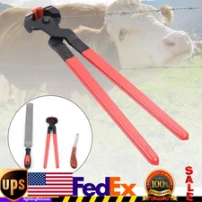 3IN1 Horse Hoof Trimming Farrier Tool Kit Horseshoe File Rasp Cutter Knife