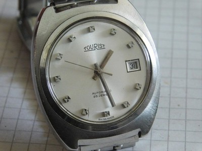 Armbanduhr TOURIST Herrenuhr Automatic 25 Jewels mit Uhrwerk ETA 2472 Waterproof