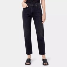 Elizabeth and James The Vintage Straight Jeans - Black Wash - Size 26