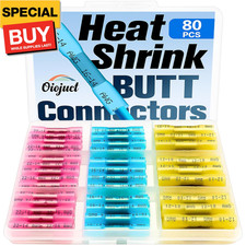 Heat Shrink Butt Connectors - Waterproof Wire Crimps for Marine and Automotive