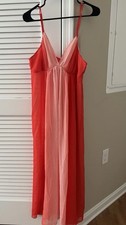 Oscar de La Renta Pink Label Nightgown Slip Dress Silky, Size L