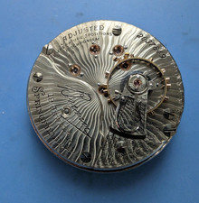 RELOJ BOLSILLO ILLINOIS BUNN 19 JOYA MODELO 6 PIEZAS VINTAGE TALLA 18