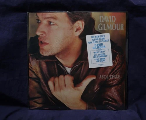DAVID GILMOUR~VERY RARE SEALED LP~ABOUT FACE~1984 1st PRESS~W/STICKER~PINK FLOYD