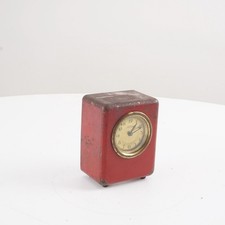 Igeha 4185 D.R.G.M antiker Wecker Reisewecker mechanisch ca. 11 cm Höhe