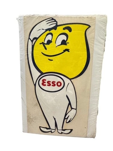 1950s Esso Oil Drop Boy, a Vintage Advertising Mascot Created to Represent Esso