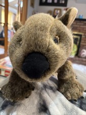 Folkmanis títere de mano grande de cuerpo completo, peluche. Wombat. Retirado