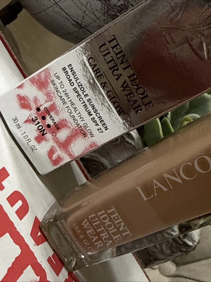 Nuevo Lancome Teint Idole Ultra Wear Care & Glow 310N spf 27 1 oz 30 ml i Foto 3 de 4