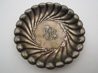 OLD ANTIQUE TIFFANY & CO MAKERS 3" SILVER SOLDERED E.P. NUT DISH ? 9190 NR!!!