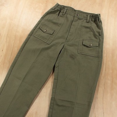 vtg BOY SCOUTS OF AMERICA BSA 6 pocket cargo uniform pants sz 18 tag outdoor 90s