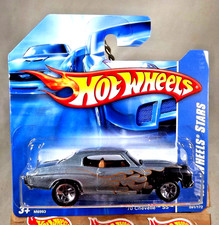 2008 Hot Wheels Stars #91 '70 CHEVELLE SS Gray w/Chrome 5 Spokes Short Card