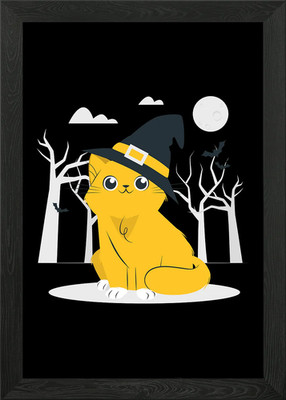 Katze gerahmtes Wandbild Poster Leinwanddruck Bild