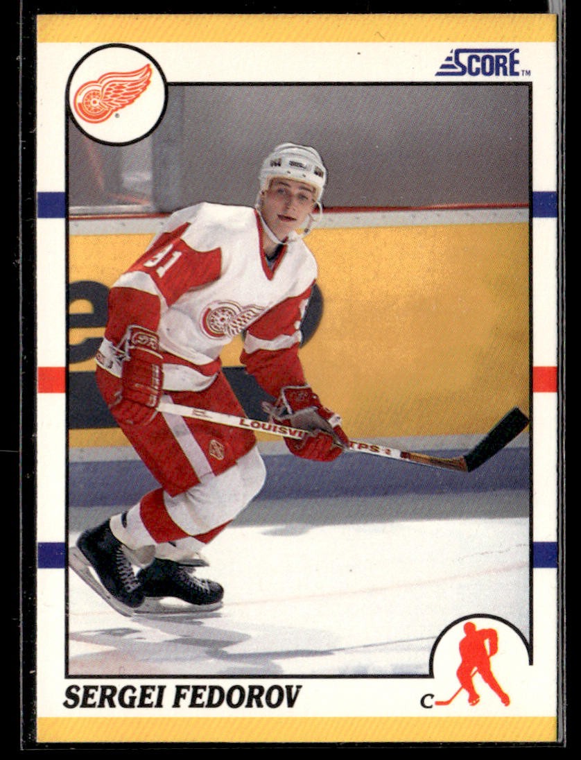 1990-91 Score Rookie and Traded #20T Sergei Fedorov Rookie Card RC