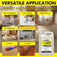 Professional Odour & Urine Remover 2.5L - Enzyme-Based Cleaner for Pet & Househ 5.78 per litre